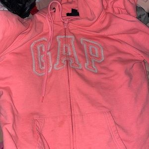 A pink sweater from Gap